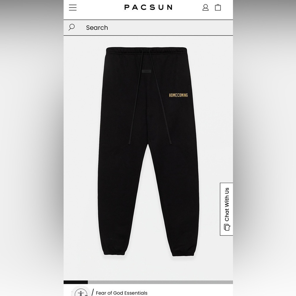 Essentials sweats size xs men’s